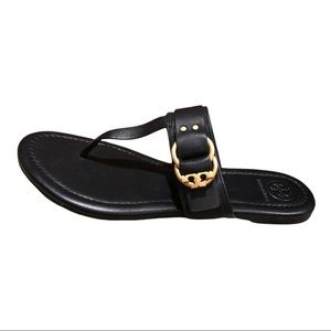COPY - NWOT Tory Burch Marsden Flat Black Thong Sandal Size 8